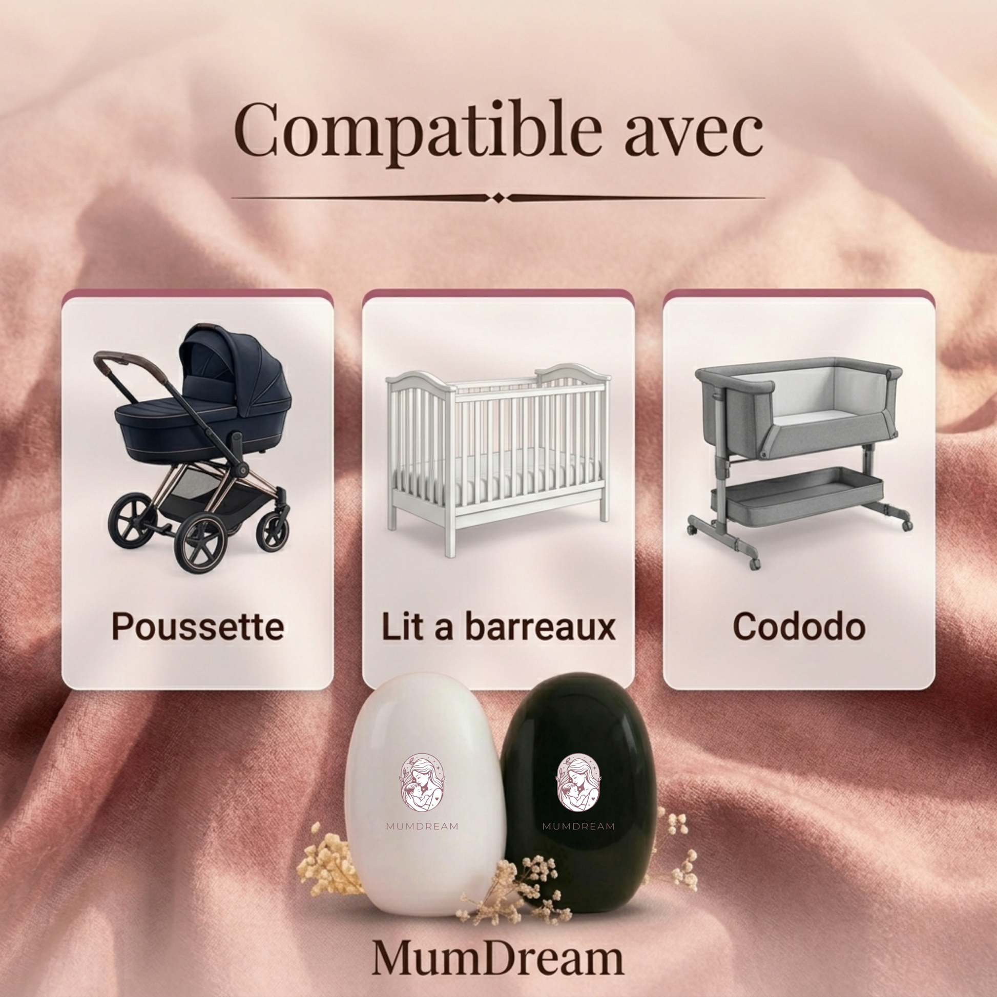 Moovybabe le berceur automatique qui aide ton bébé à s'apaiser à dormir plus facilement partout avec toi