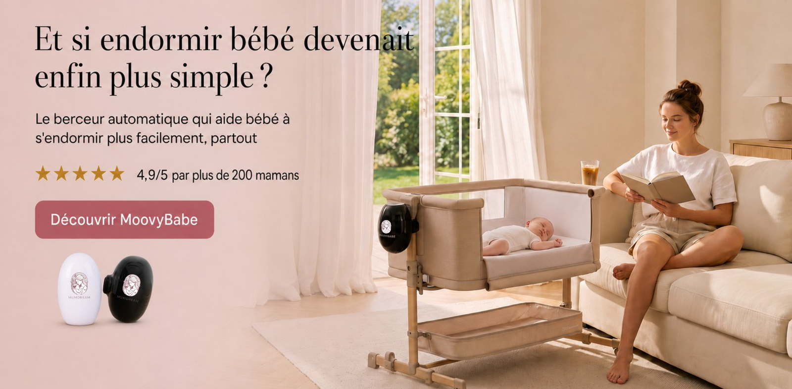 le berceur automatique qui aide bébé à s'endormir